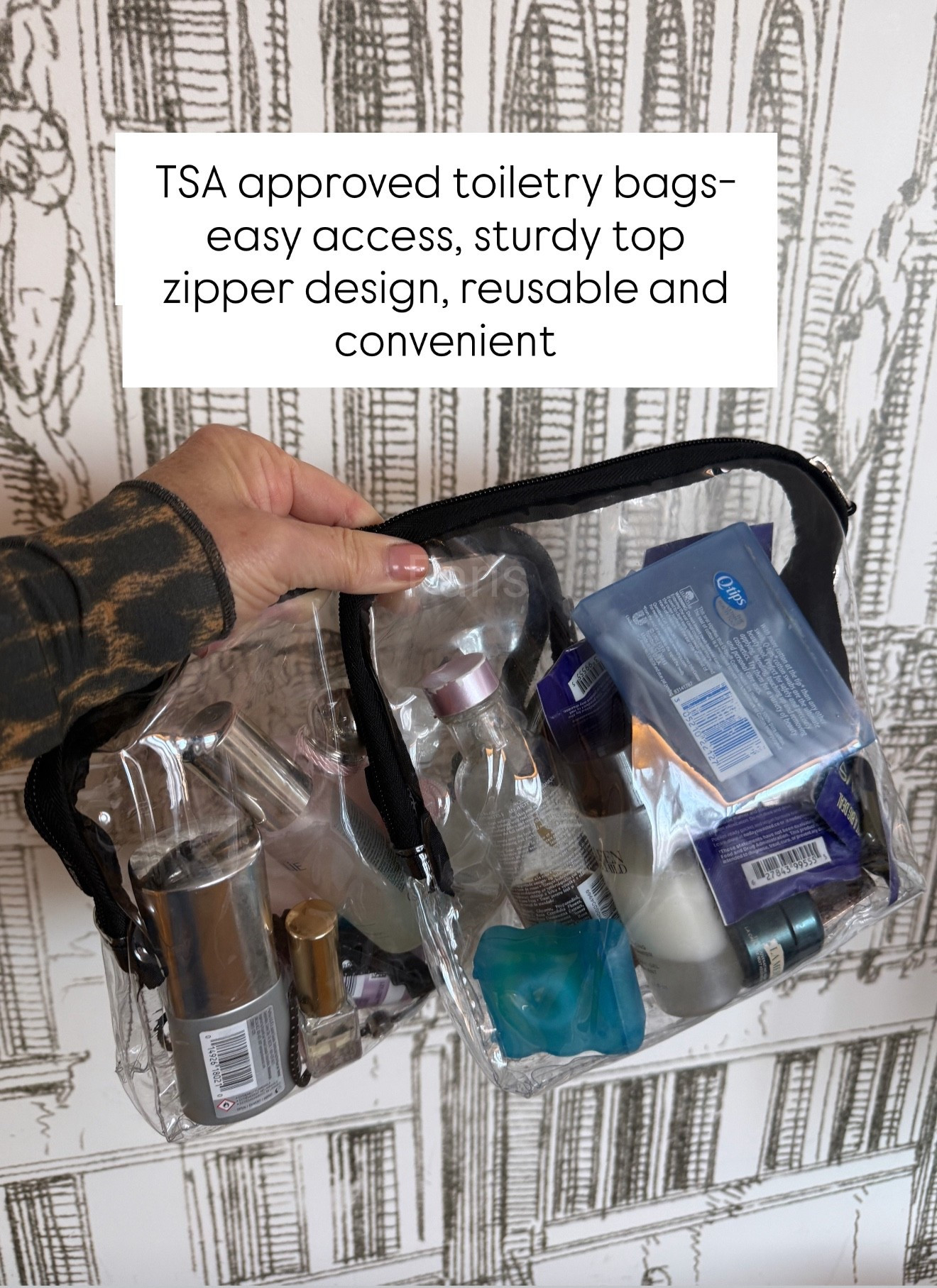 Perfect for easy access and for toiletries. TSA approved 

#LTKStyleTip #LTKTravel #LTKBeauty