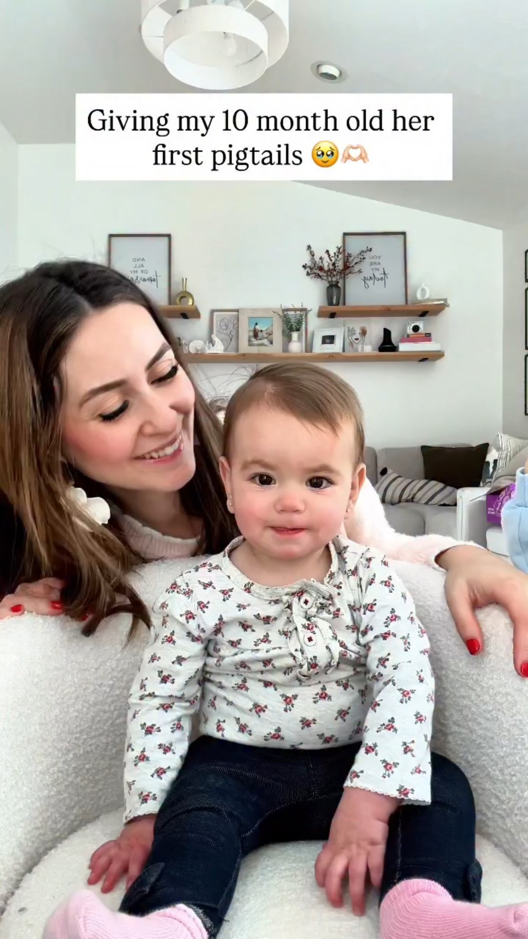 Living the good old days 🥹🫶🏻 

I love being a girl mom, and dressing them up, and doing their hair… I have always dreamed about this and now I get to live it! So grateful 🥰 

#babygirl #baby #momlife #girlmom