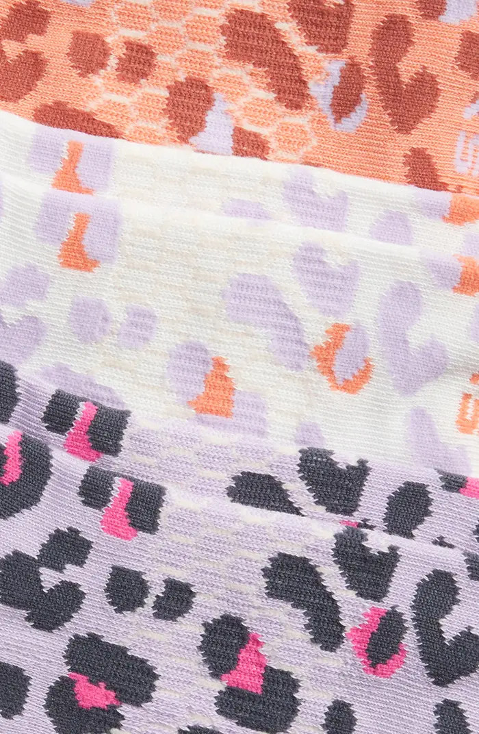 Bombas Tonal Leopard 3-Pack Ankle Socks | Nordstrom | Nordstrom