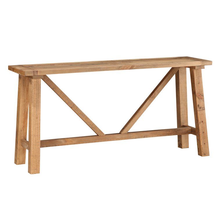 Modus Furniture Harby Reclaimed Wood Console Table, Rustic Tawny | Walmart (US)