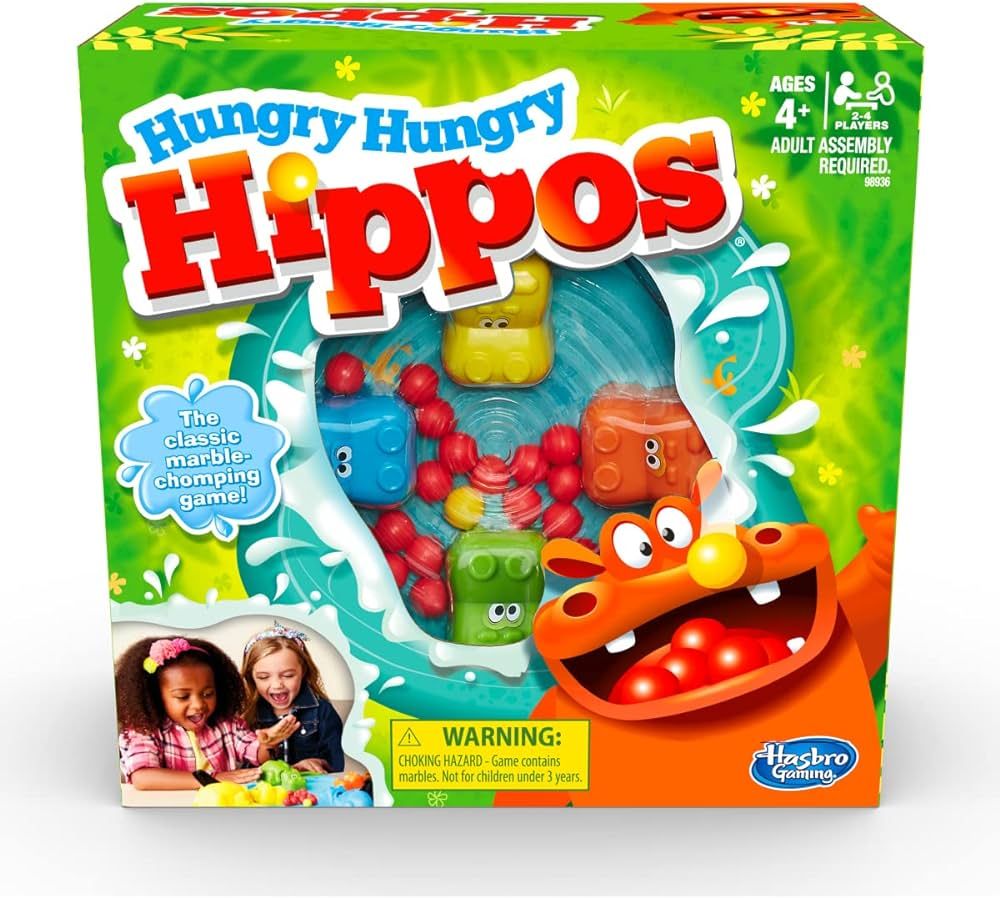 Hasbro Gaming Hungry Hungry Hippos | Amazon (US)