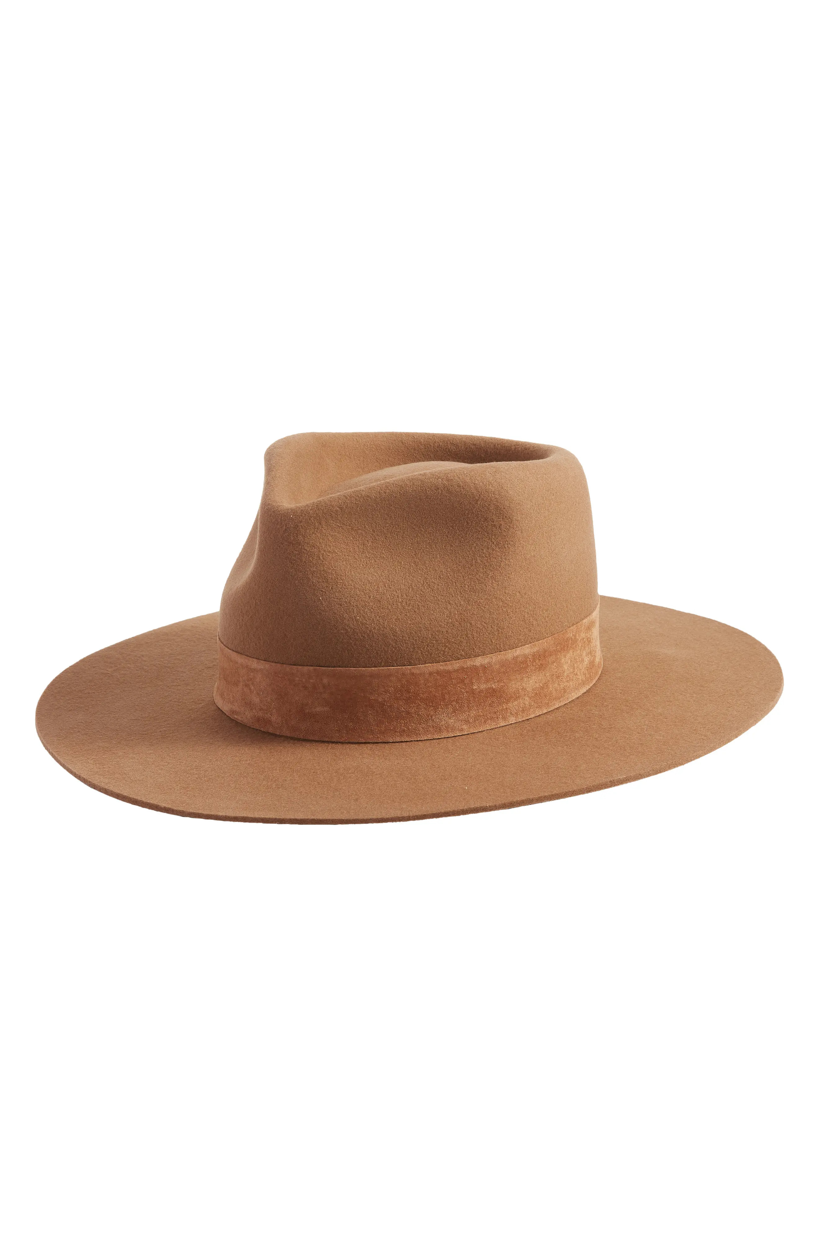 Lack of Color The Mirage Wool Fedora, Size Small in Brown at Nordstrom | Nordstrom