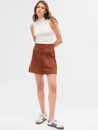 Faux-Suede Mini Skirt | Gap (US)