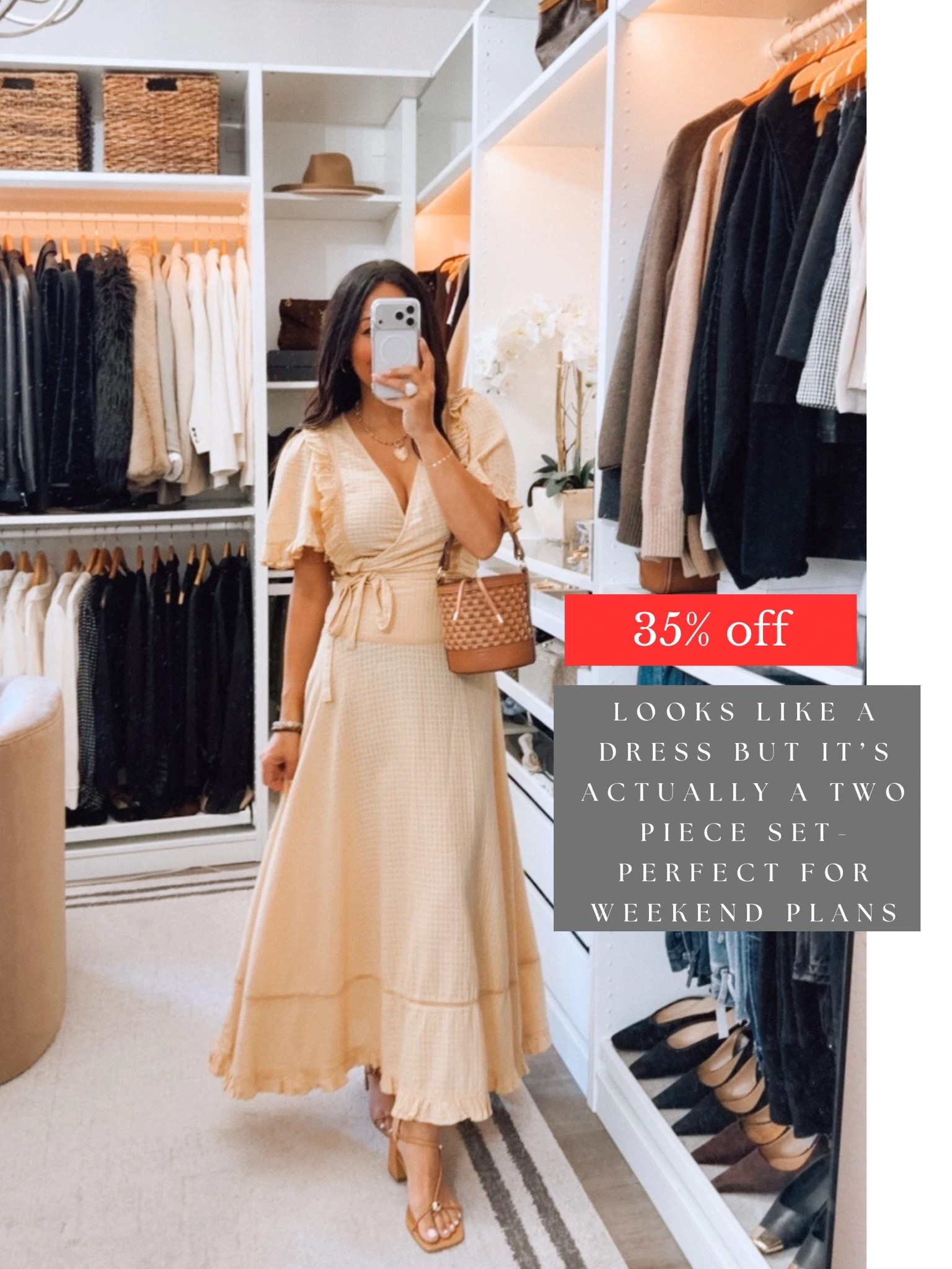 Zara sale is live! 2 piece set now 35% off 
Top wearing a medium, skirt wearing a small

#LTKootd #LTKOver40 #LTKSeasonal