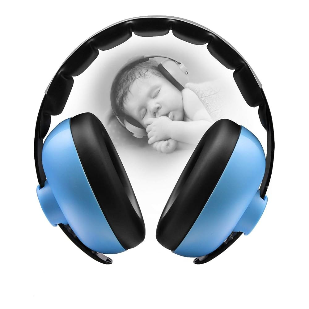 Baby Ear Protection Noise Cancelling Headphones for Babies for 3 Months to 3 Years (Blue) | Amazon (US)