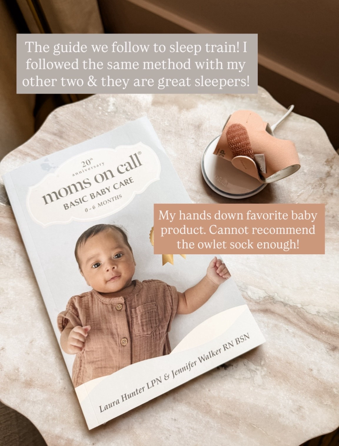 I even interviewed the founders of Moms on Call if you want to go back and watch that episode! The best guide for sleep training & this owlet sock is my favorite baby product!

Loverly Grey, owlet sock, moms on call, sleep training, baby essentials, baby necessity 

#LTKBaby