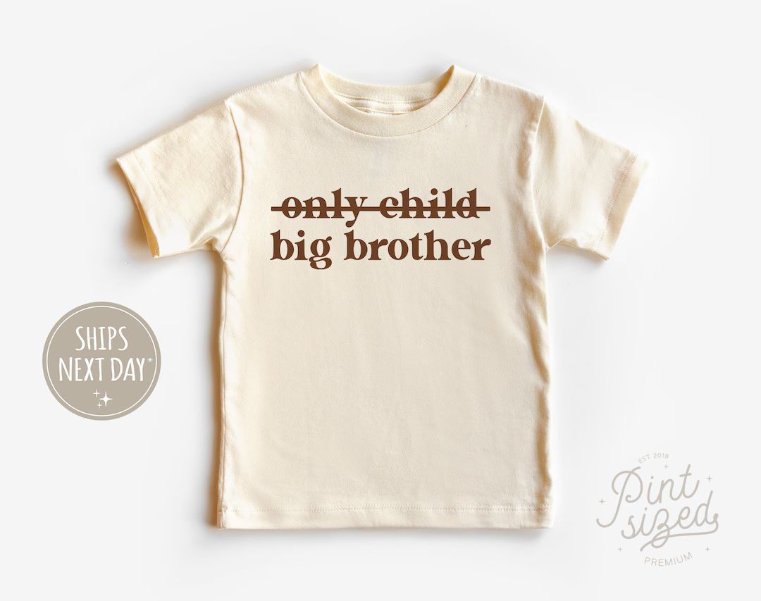 Big Brother Shirt Retro Big Brother Sibling Tee Cute Big Brother Gift Announcement Shirt - Etsy | Etsy (US)