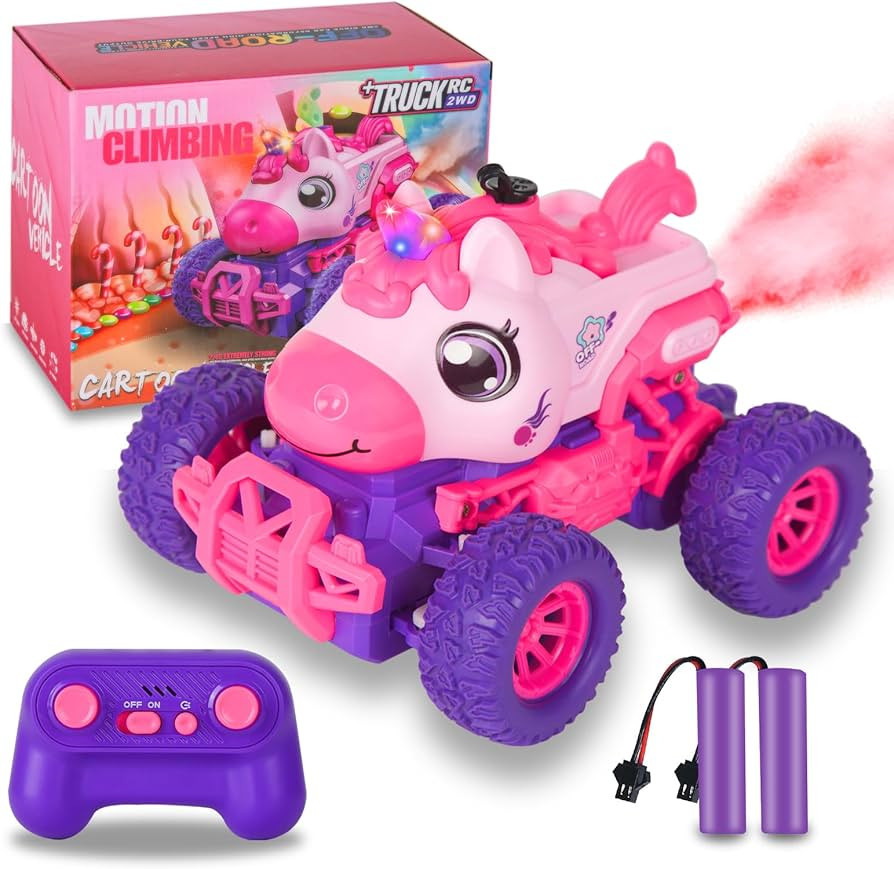 Unicorn Remote Control Cars for Kids, Remote Control Monster Truck Unicorn Toy, RC Monster Truck ... | Amazon (US)