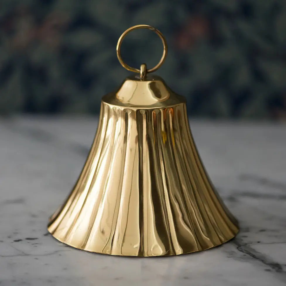 Scalloped Brass Bell | Cottage and Key
