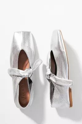 Vicenza Bow Mary Jane Flats | Anthropologie (US)
