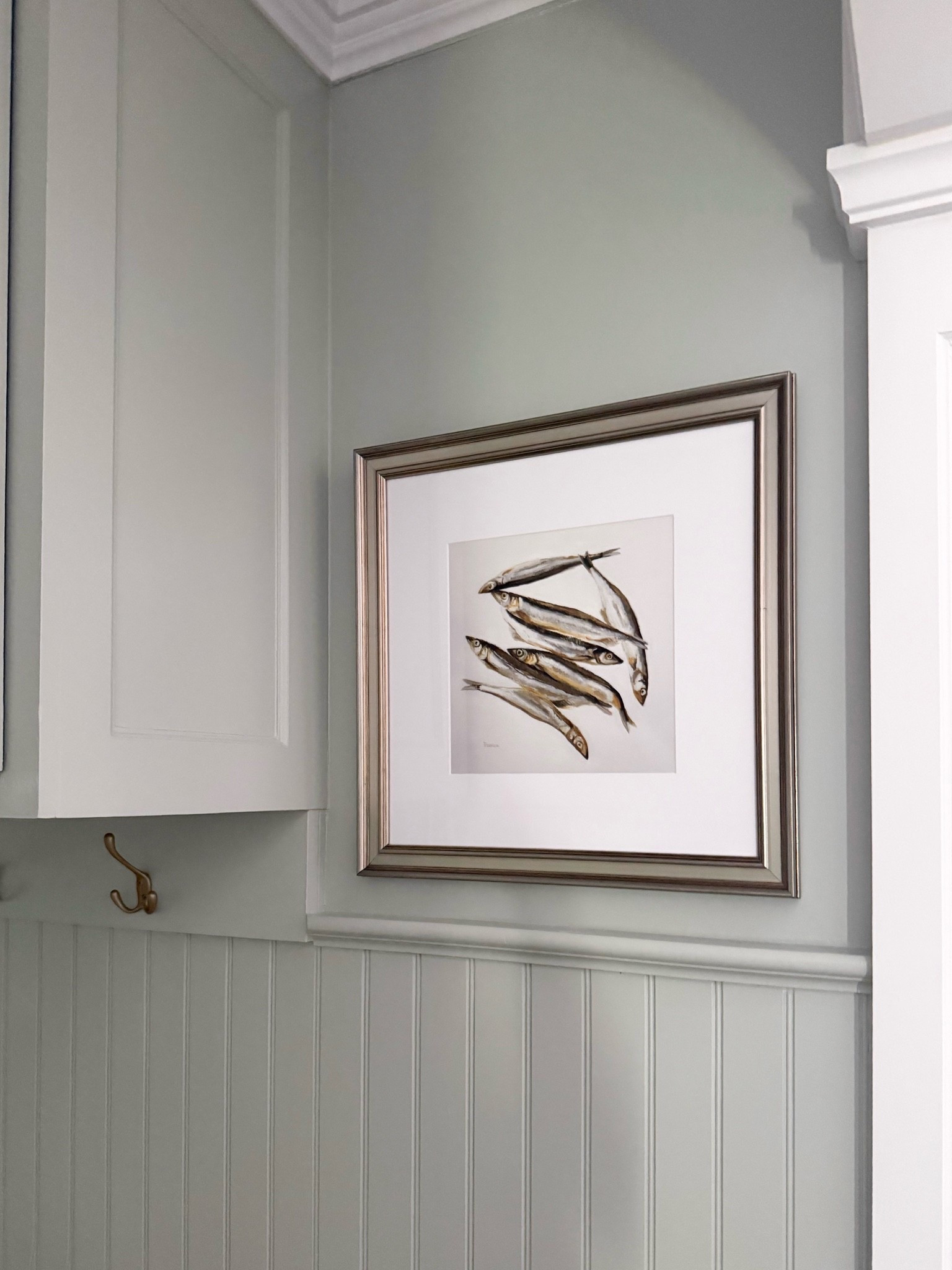 This sardine wall art is such a fun unexpected detail. I love how it adds personality and a little coastal character while still feeling collected and timeless enough for a kitchen, gallery wall, or small corner.

sardine wall art, coastal wall art, kitchen wall decor, nautical decor, gallery wall ideas, unique wall art, collected home decor, coastal home style, framed artwork, playful home decor, timeless interiors, girlonthehudson

#LTKSeasonal #LTKHome #LTKdayinmylife