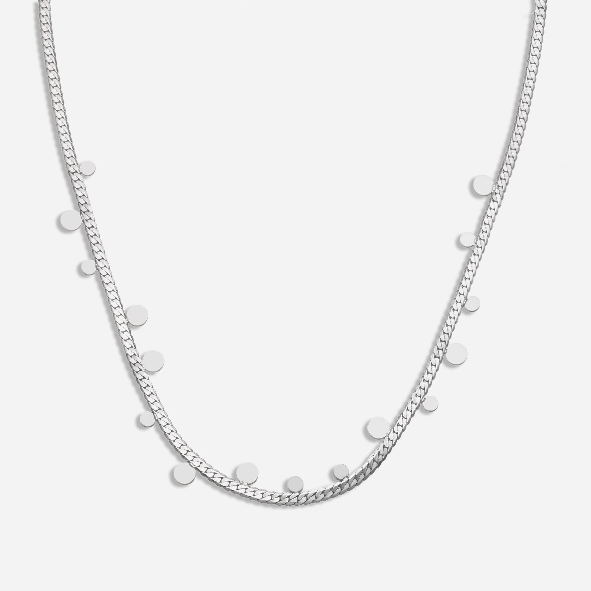 Scattered Silver Charm Necklace | Victoria Emerson