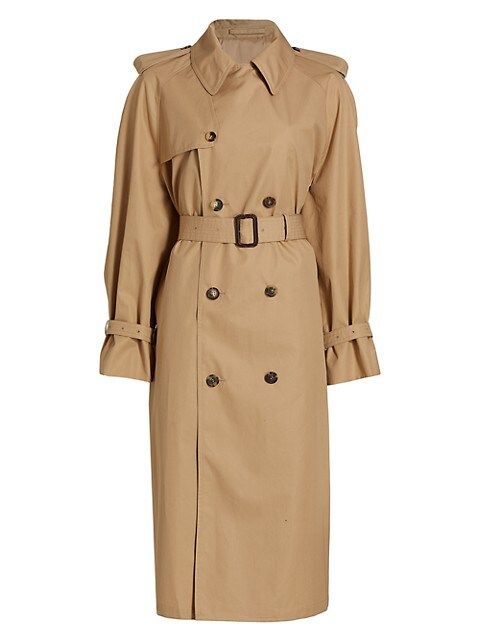 WARDROBE.NYC Belted Double-Breasted Trench Coat | Saks Fifth Avenue