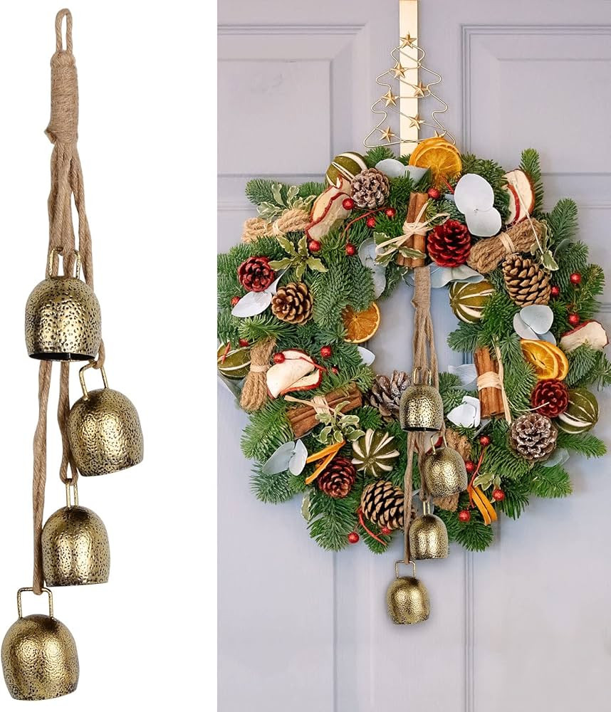 Christmas Bell, Bells for Crafts Christmas Bells Garland Copper Bells Bells for Christmas Tree,Gi... | Amazon (US)