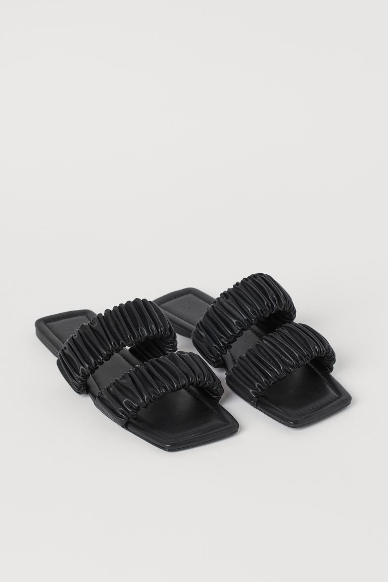 Faux Leather Slides | H&M (US)