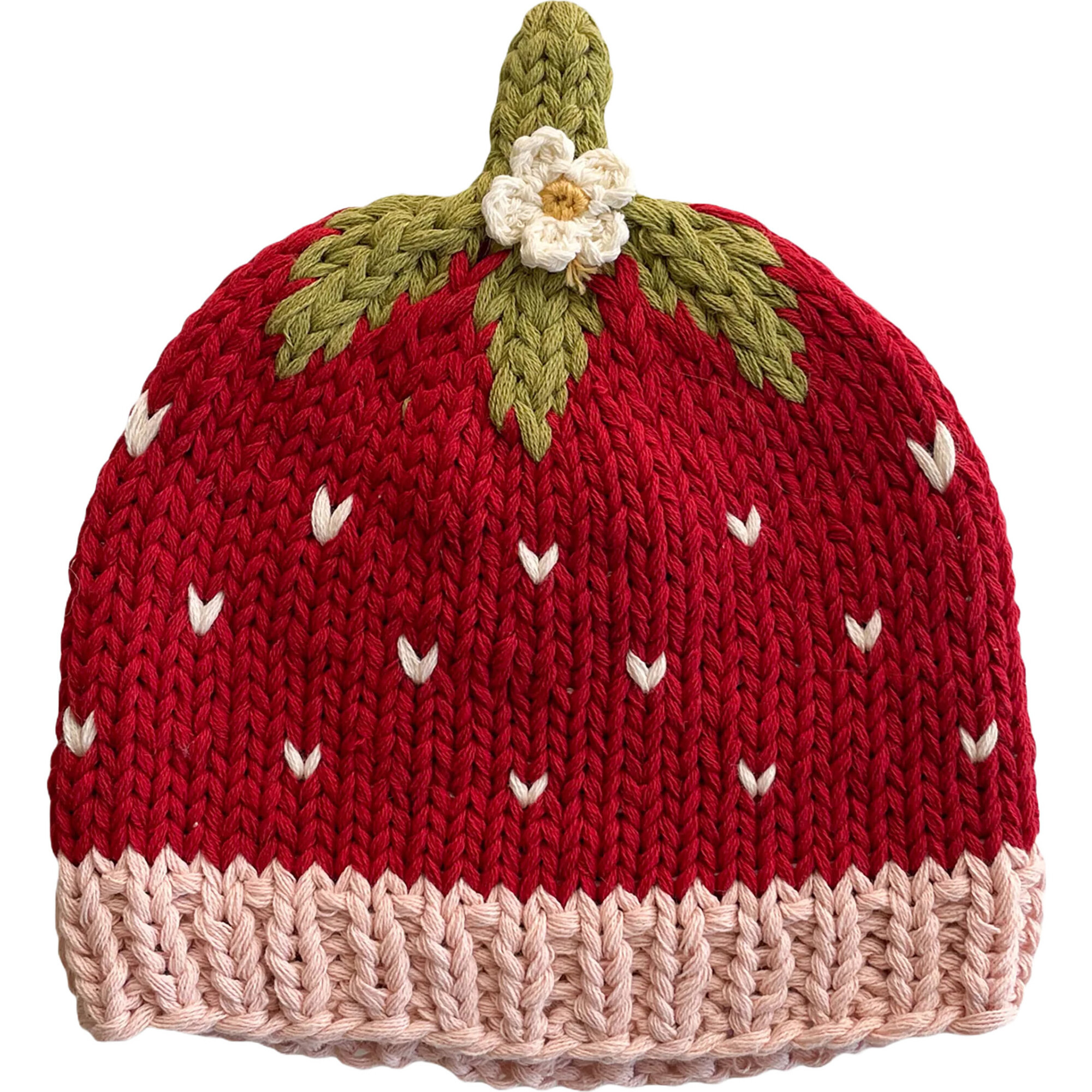 Cotton Strawberry Hat | Maisonette