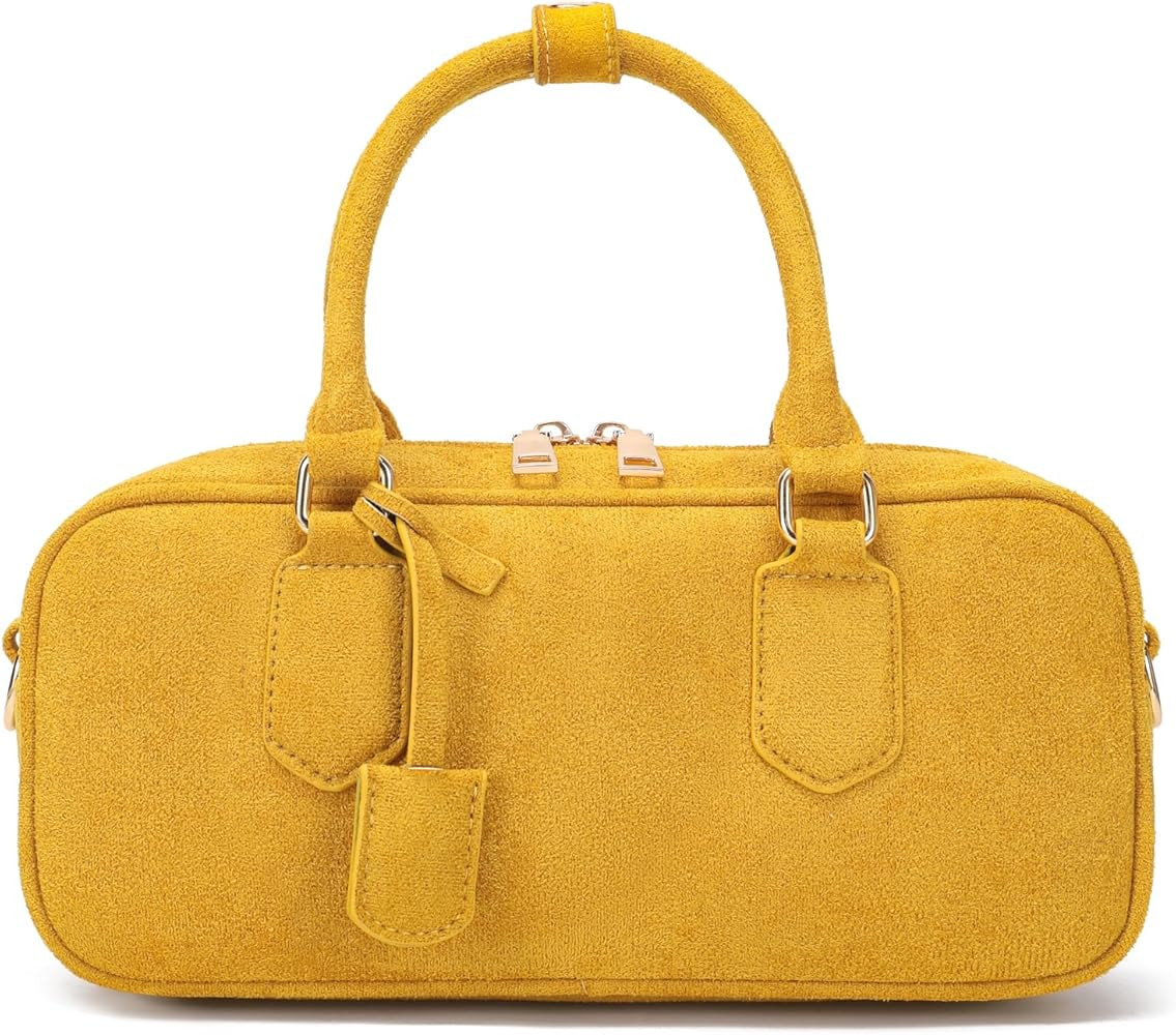 JOLLQUE Suede Crossbody Bag for Women,Spring summer luxury Handbags Purse,Fashion Small Designer ... | Amazon (US)