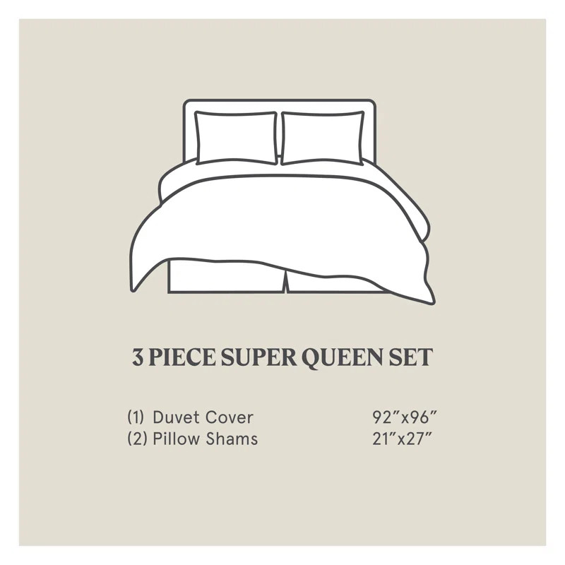 Solid Faux Silk Velvet Romantic Western 3 Piece Duvet Cover Set | Wayfair North America