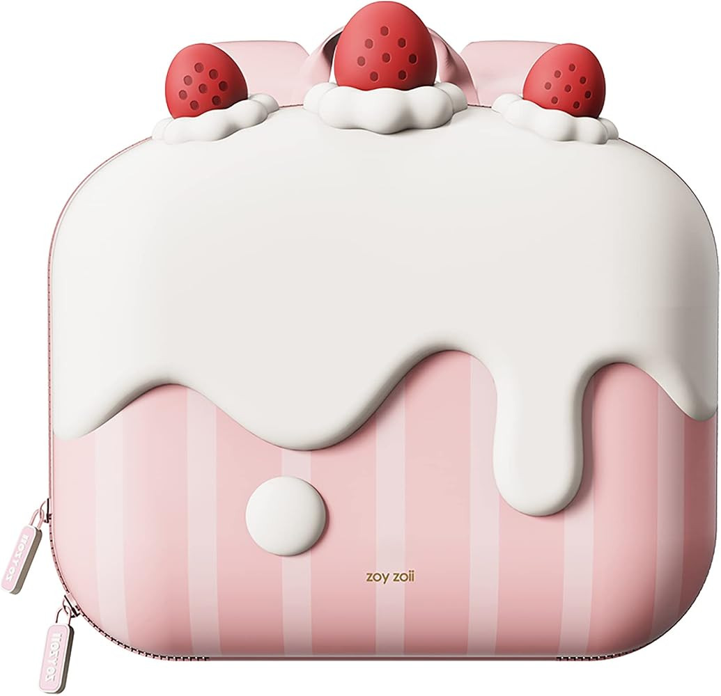 Zoy zoii Kids Backpack for Girl, Cute Cream Cake Bag Gift for Toddler, Mini Travel Preschool kind... | Amazon (US)