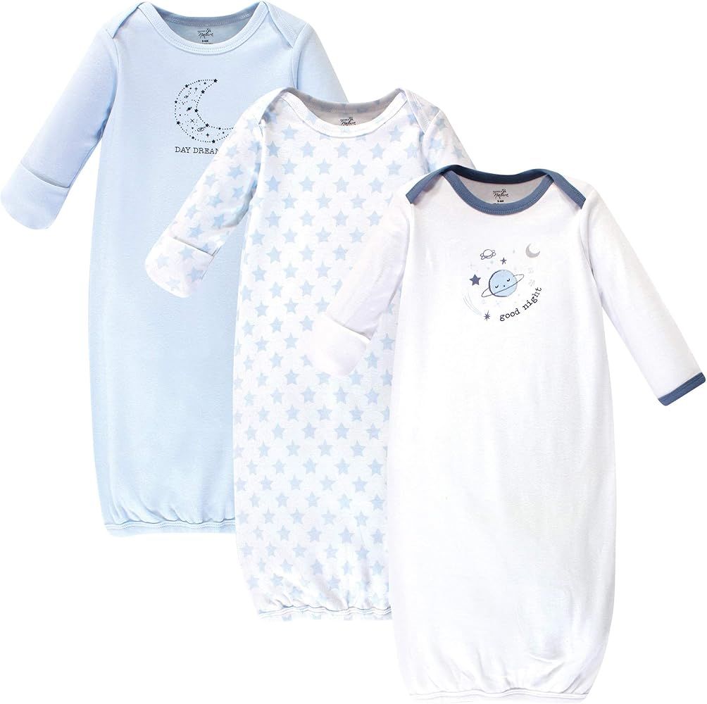 Touched by Nature Unisex Baby Organic Cotton Gowns | Amazon (US)