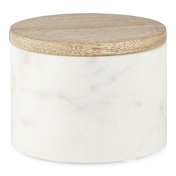 Linden Street Marble & Mango Wood Salt Cellar | JCPenney