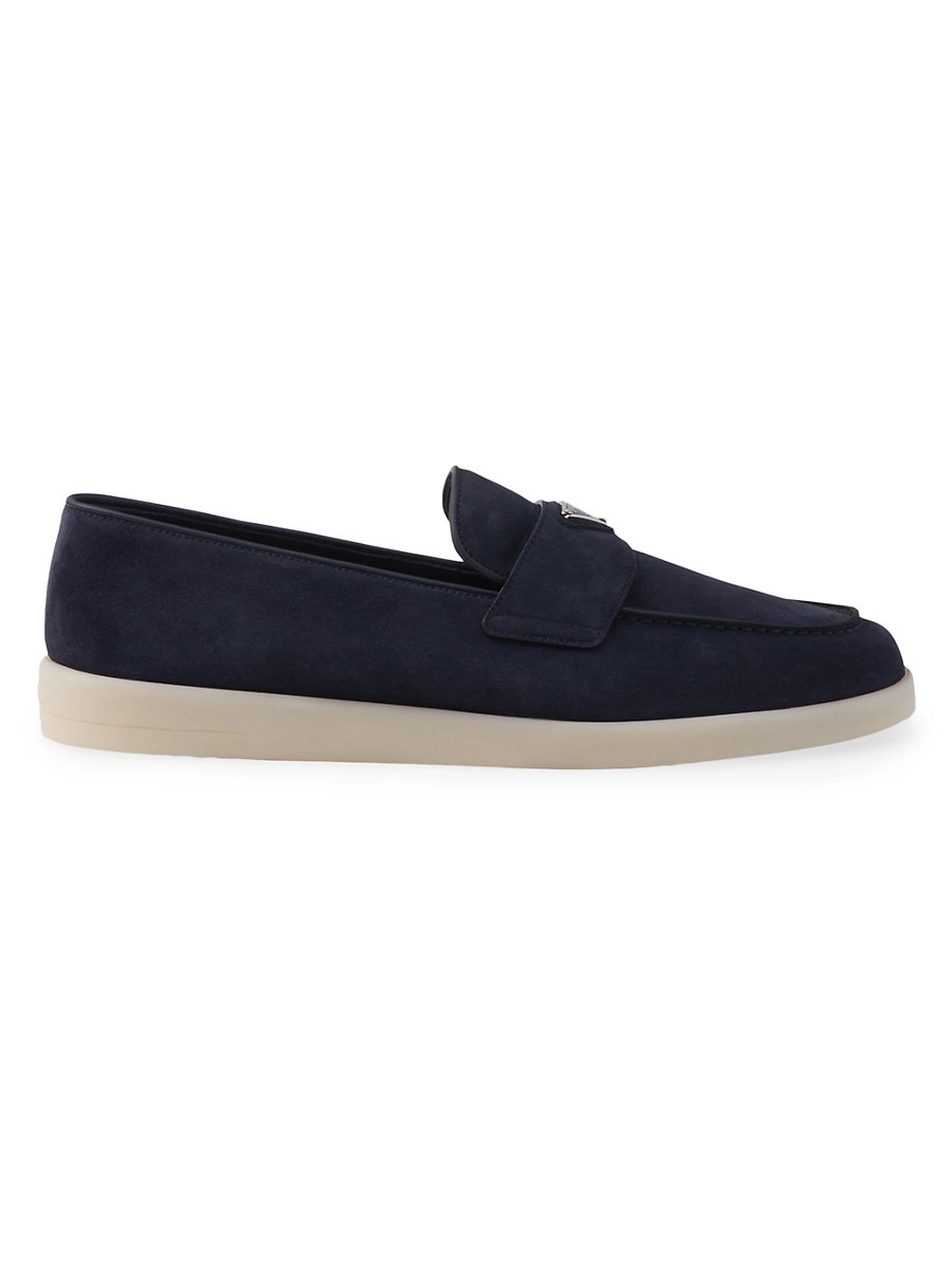 Men's Suede Loafers - Blue - Size 5.5 | Saks Fifth Avenue
