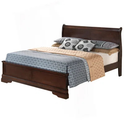 Elegant Traditional Bed In Cappuccino | Wayfair North America