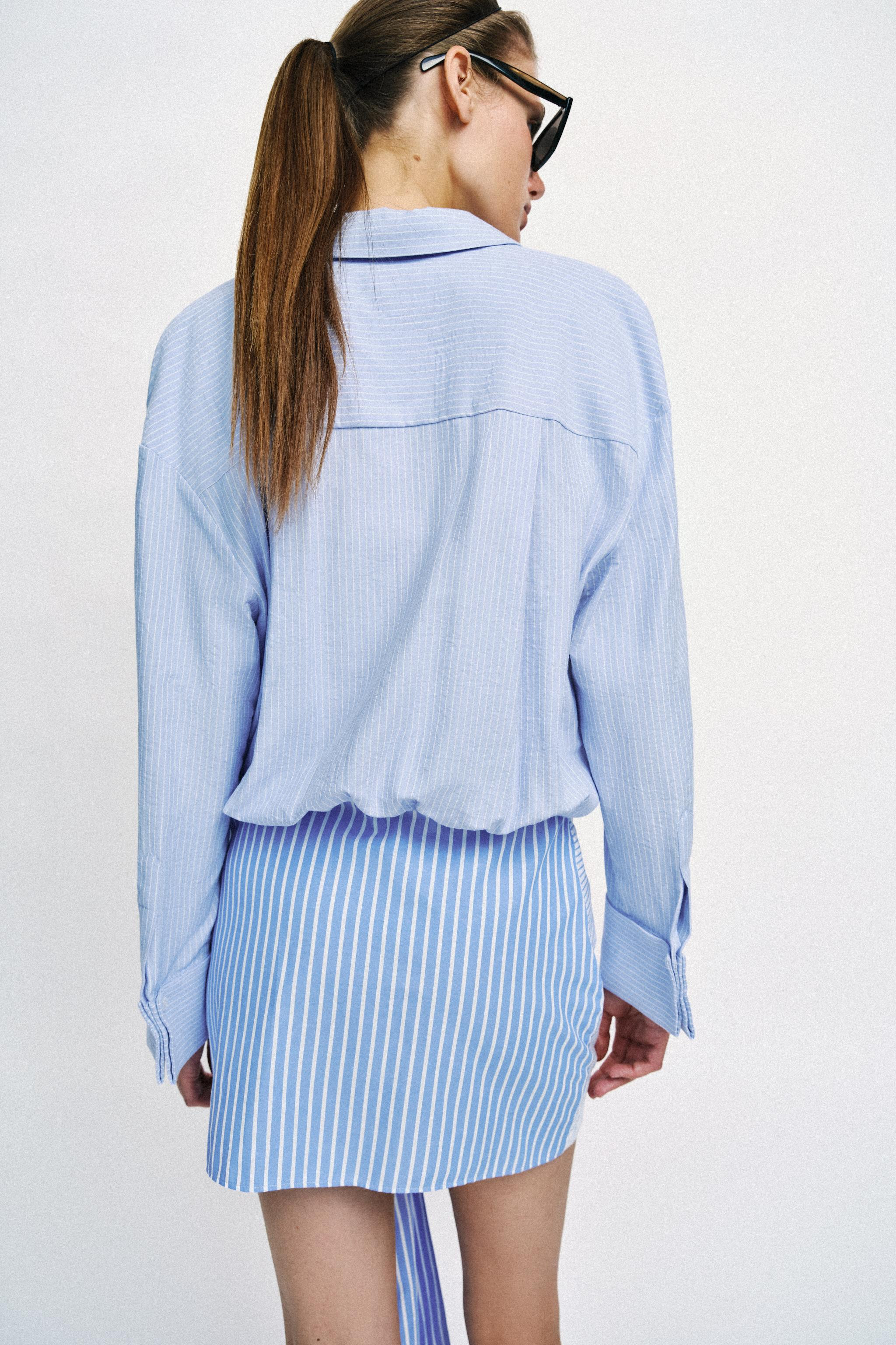 SHORT KNOTTED SHIRTDRESS | Zara US