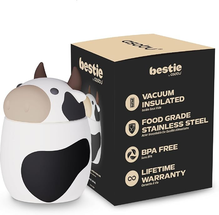 Bestie Foodie Insulated Food Jar, Cute Character, Leak Proof, BPA Free | Amazon (US)