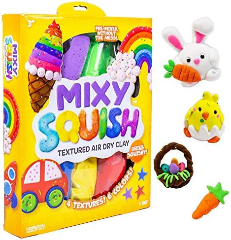 Made By Me Mixy Squish Rainbow by Horizon Group USA, Includes 6 oz. of Pre-Made Air Dry Clay, Sensor | Amazon (US)