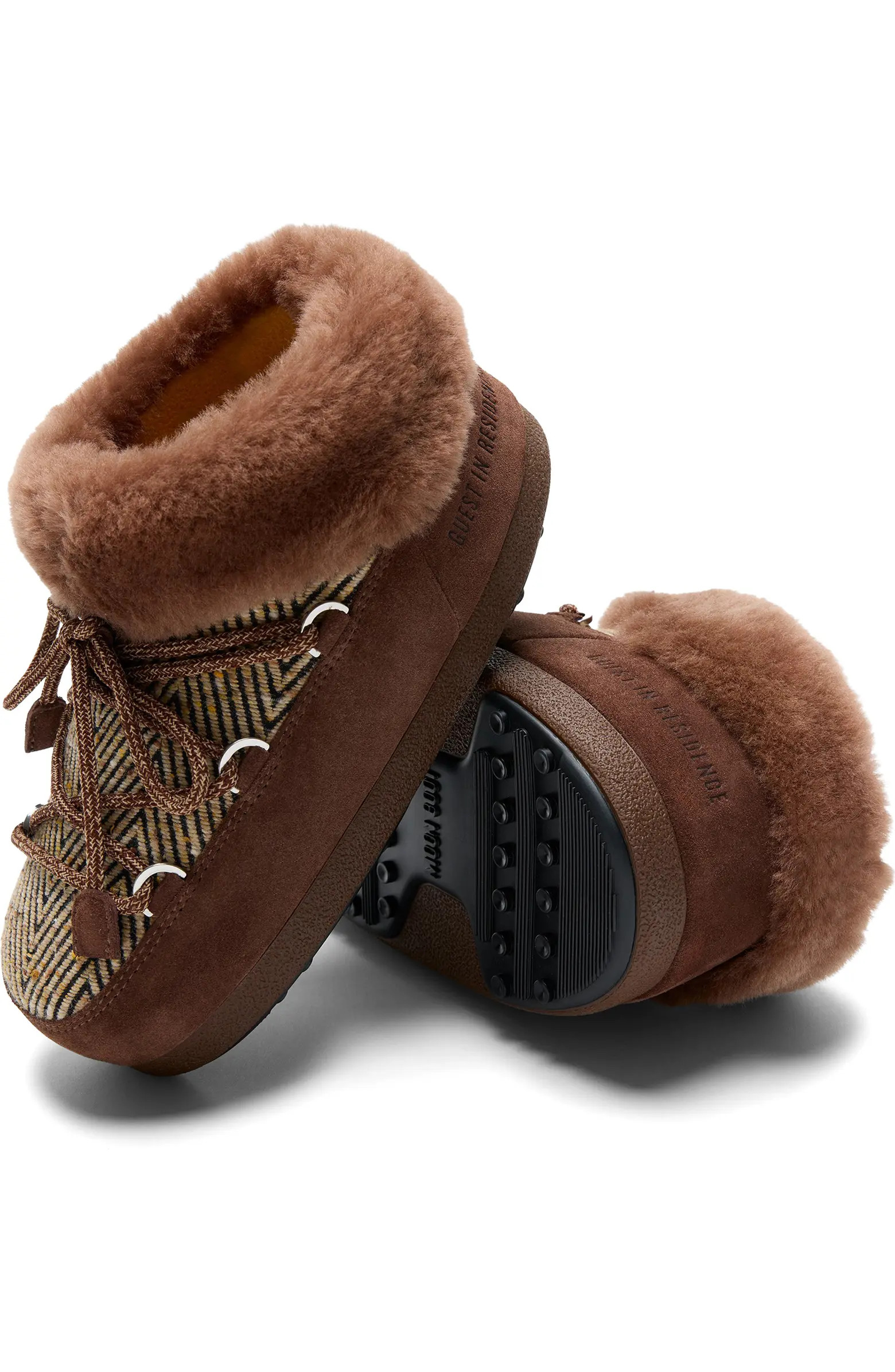 Moon Boot® x Guest In Residence EVX Chalet Faux Fur Trim Mule (Women) | Nordstrom | Nordstrom
