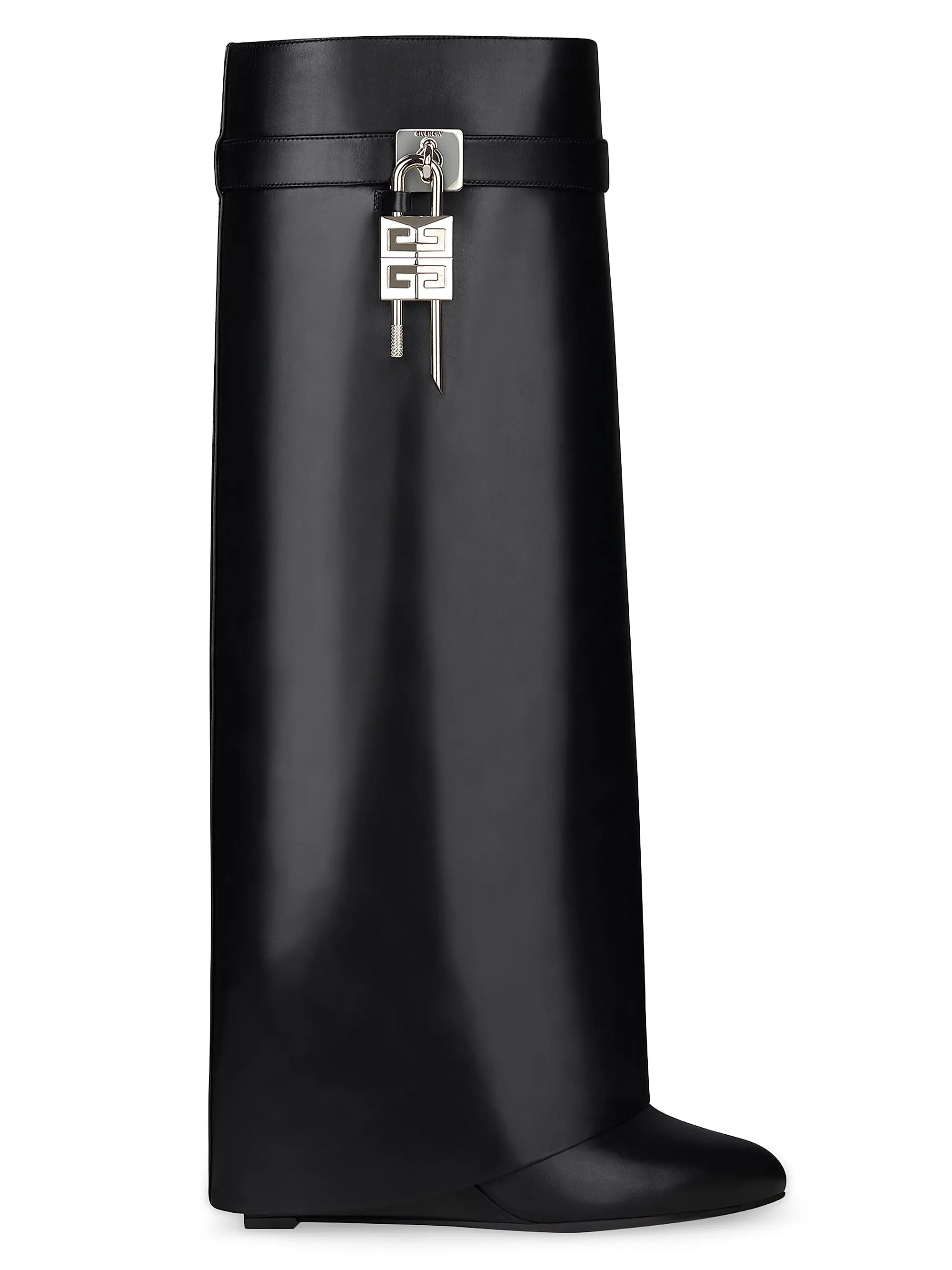 Shark Lock Boots in Leather | Saks Fifth Avenue