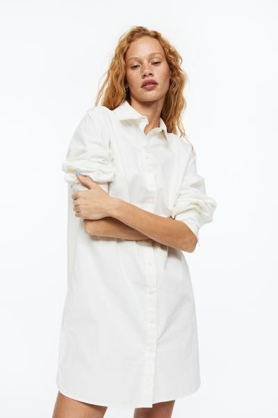 Chemisier in popeline di cotone | H&M (FR, IT, ES, PT, BE)