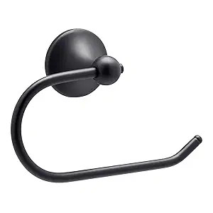 Amazon Basics Euro Toilet Paper Holder - Standard, 1-Piece, Black - - Amazon.com | Amazon (US)