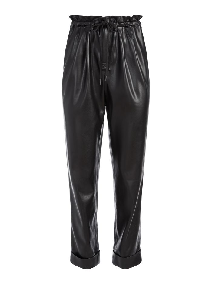 LILIANA VEGAN LEATHER PAPER BAG PANT | Alice + Olivia