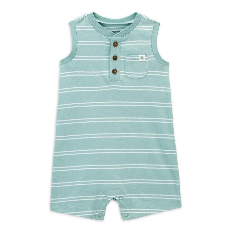 Carter's Child of Mine Baby Boy Romper, One-Piece, Sizes 0/3-24 Months | Walmart (US)