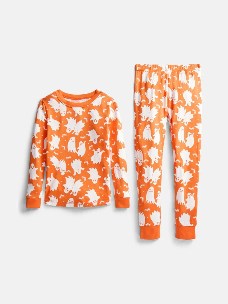 Halloween Boys' Tight Fit Long Sleeve Top and Pants Pajama Set from Way to Celebrate, 2-Piece, Si... | Walmart (US)