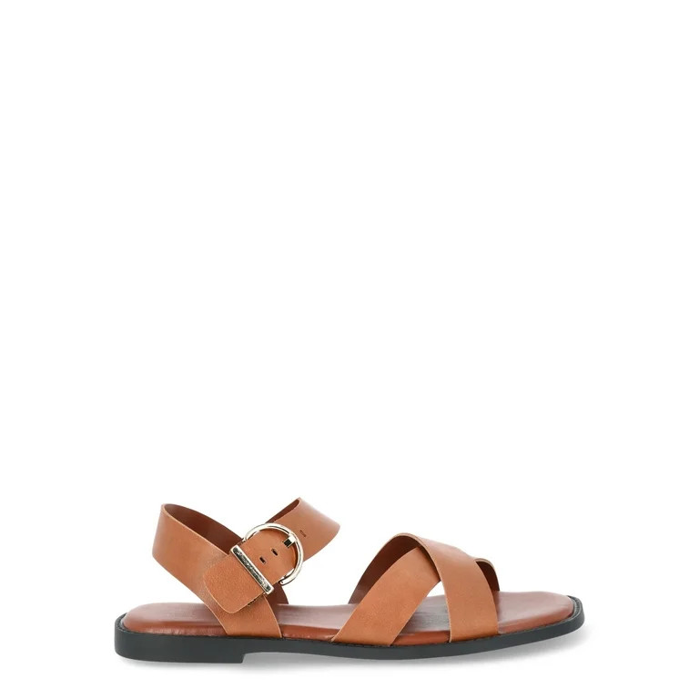 Time and Tru Women's Criss Cross Sandals | Walmart (US)