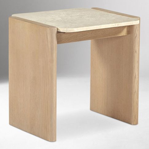 Eckford Bottichino Marble Side Table (20") | West Elm CA