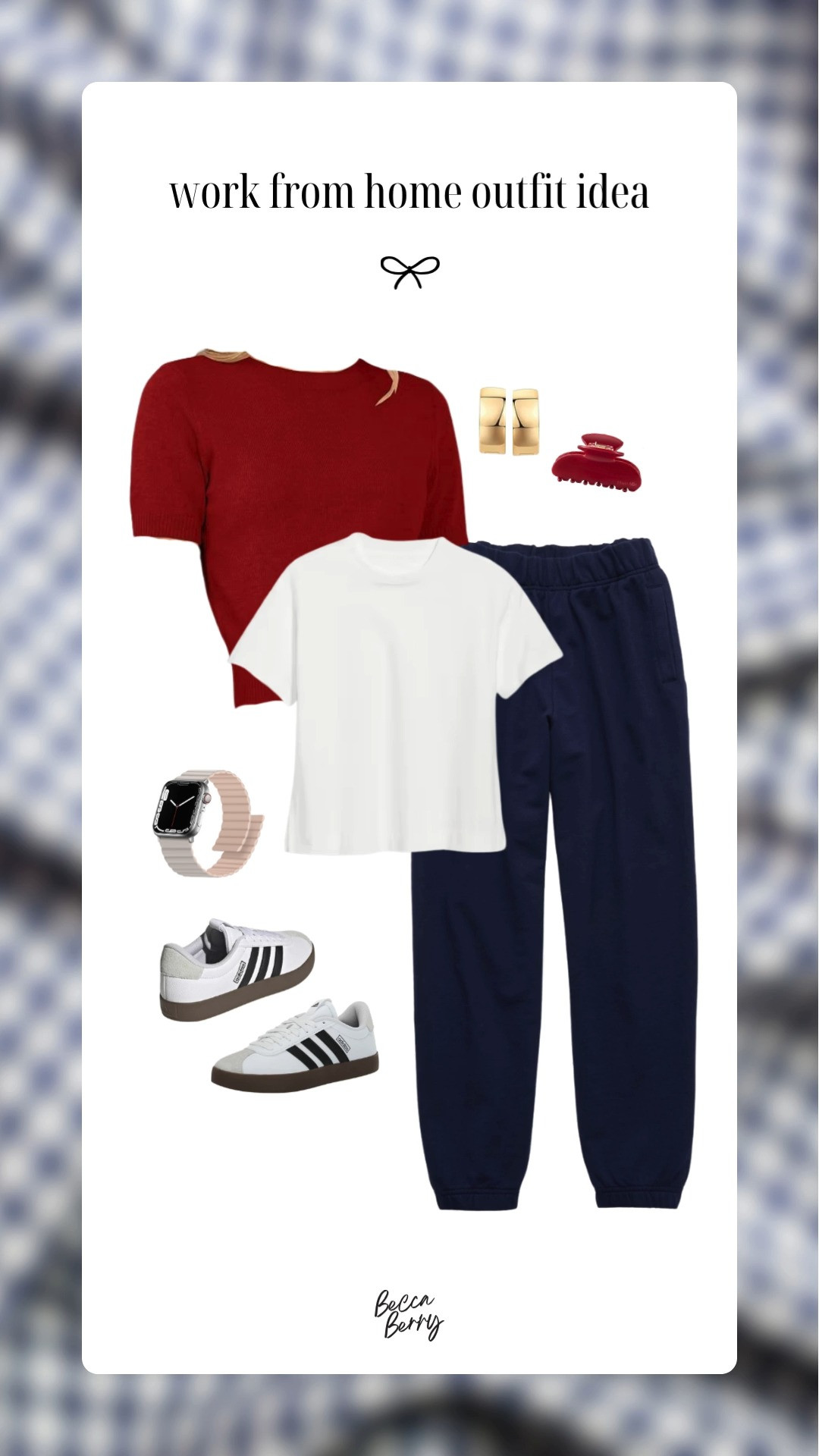 Red, white, and blue wfh outfit idea 🇺🇸

#LTKootd #LTKMidsize #LTKWorkwear