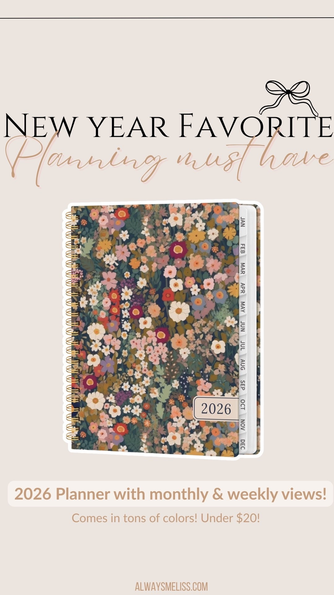 A New Year must have! Love this planner. Budget friendly too!

New Year Reset
Calendar 
Organizational tool

#LTKHome #LTKFindsUnder50