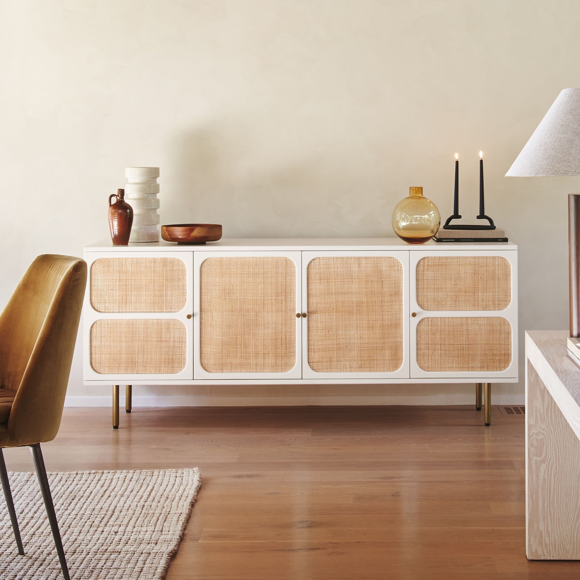 Ida Woven Media Console (68"–80") | West Elm (US)