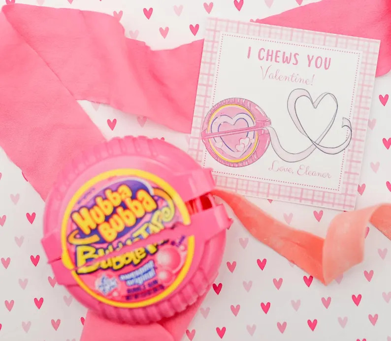 Valentine Class Tags or Stickers, Watercolor, Printed / Set of 25 - Etsy | Etsy (US)