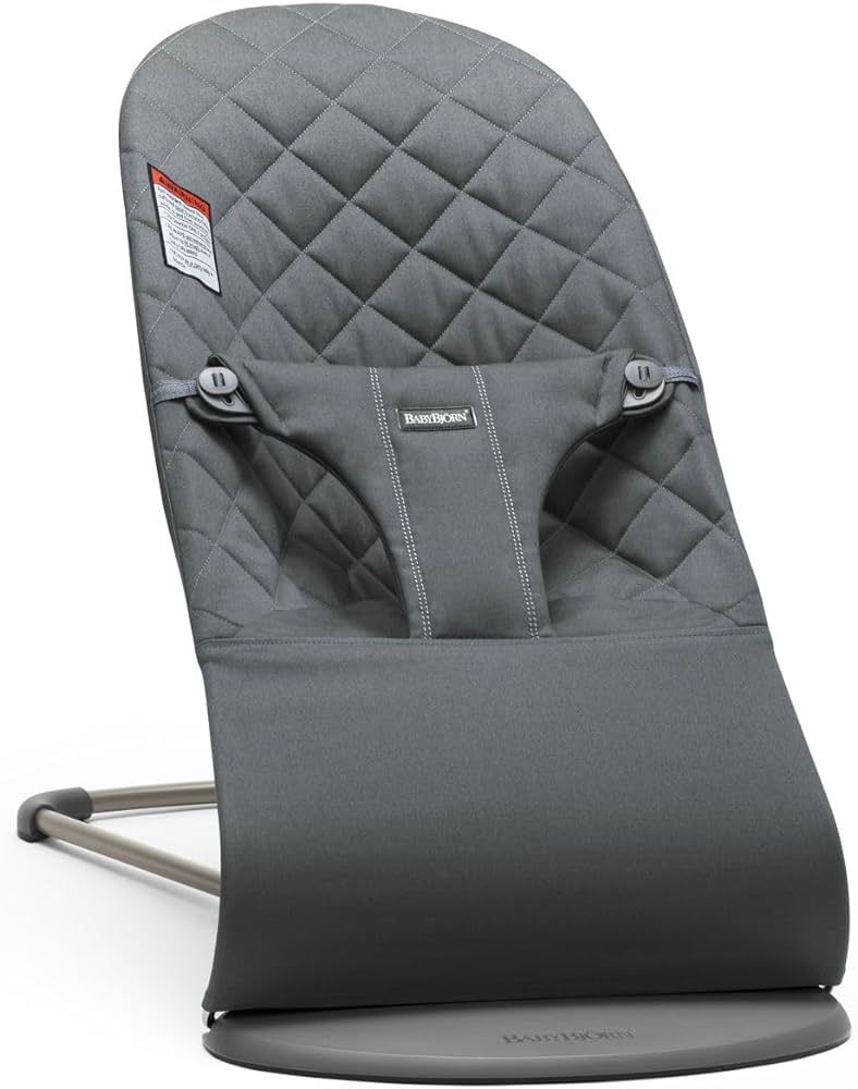 BabyBjörn Bouncer Bliss, Woven, Classic Quilt, Anthracite | Amazon (US)