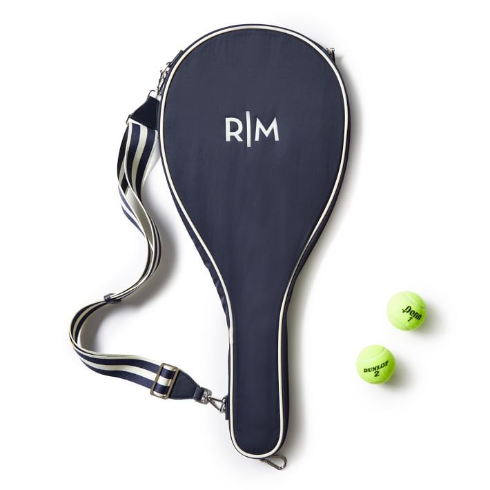 Sporty Stripe Tennis Racket Cover | Mark and Graham