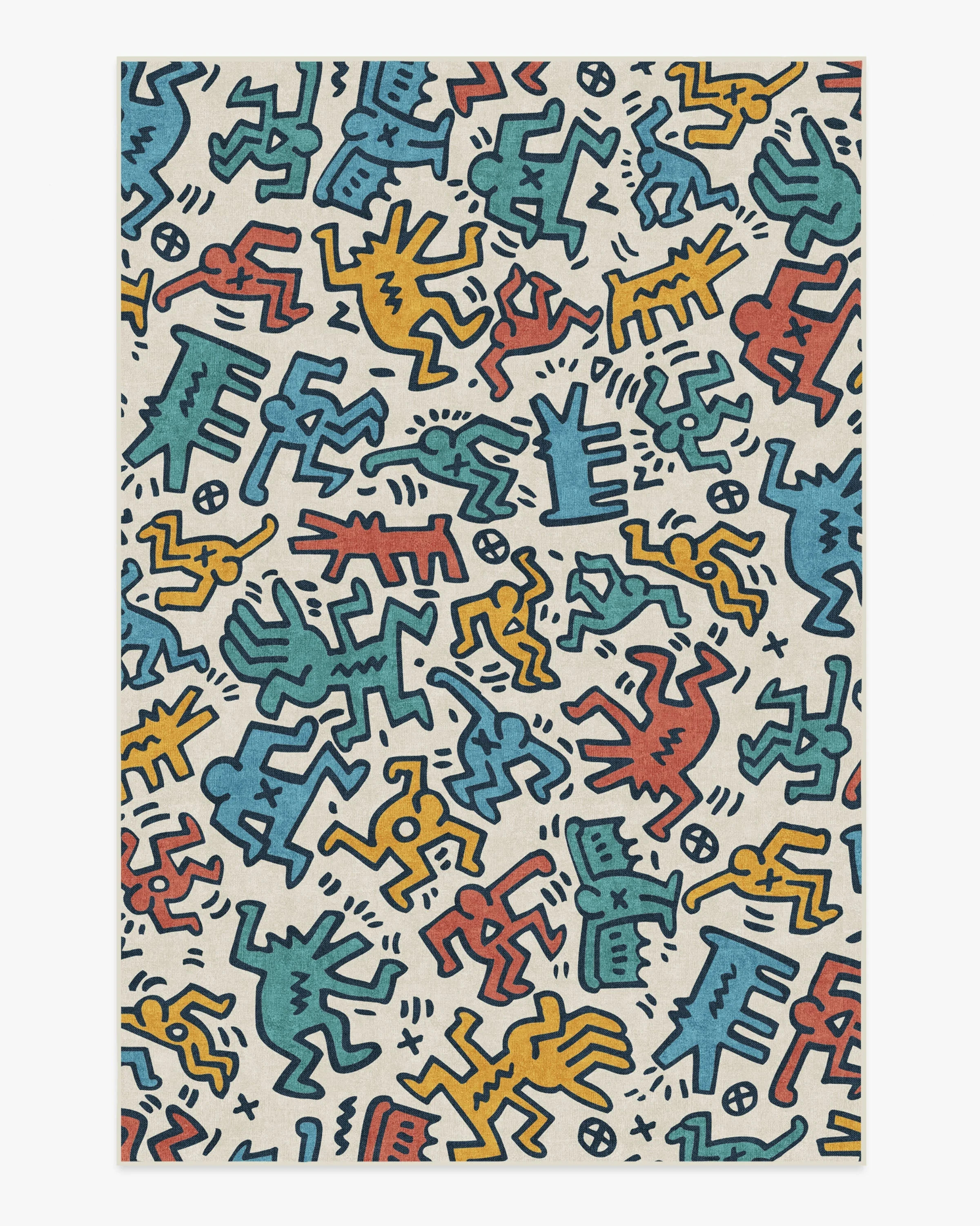 Block Party Multicolor Rug | Ruggable