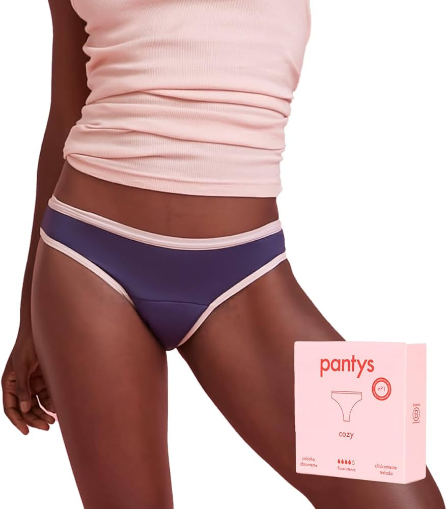 Pantys Calcinha Absorvente Cozy Feminino Azul E Rosa P | Amazon (BR)