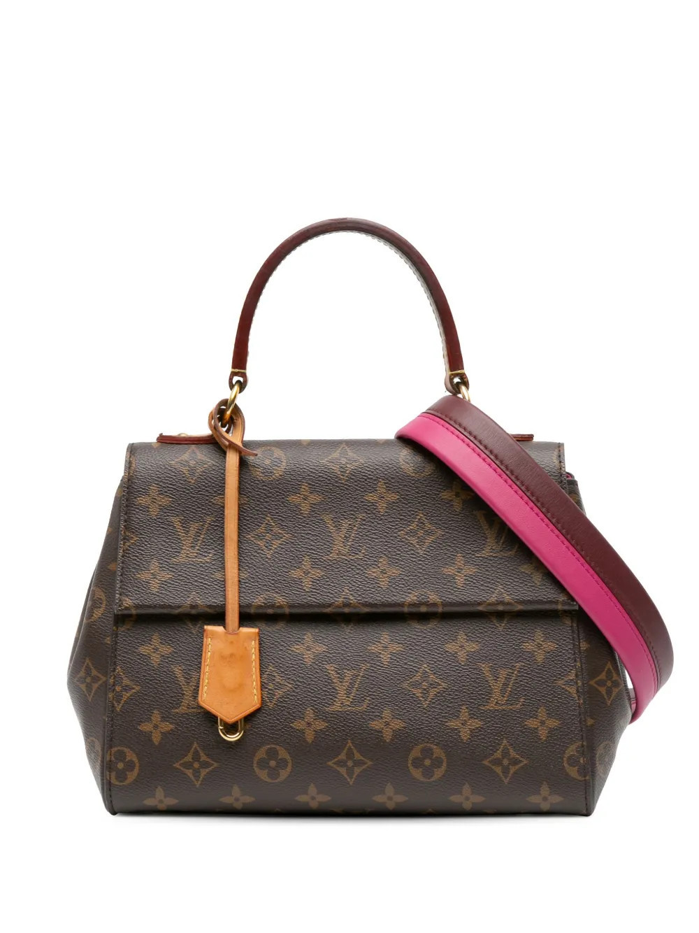 Louis Vuitton Pre-Owned 2019 Monogram Cluny BB satchel - Brown | Farfetch Global