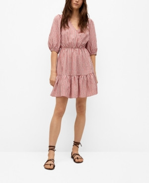 Mango Vichy Check Dress | Macys (US)