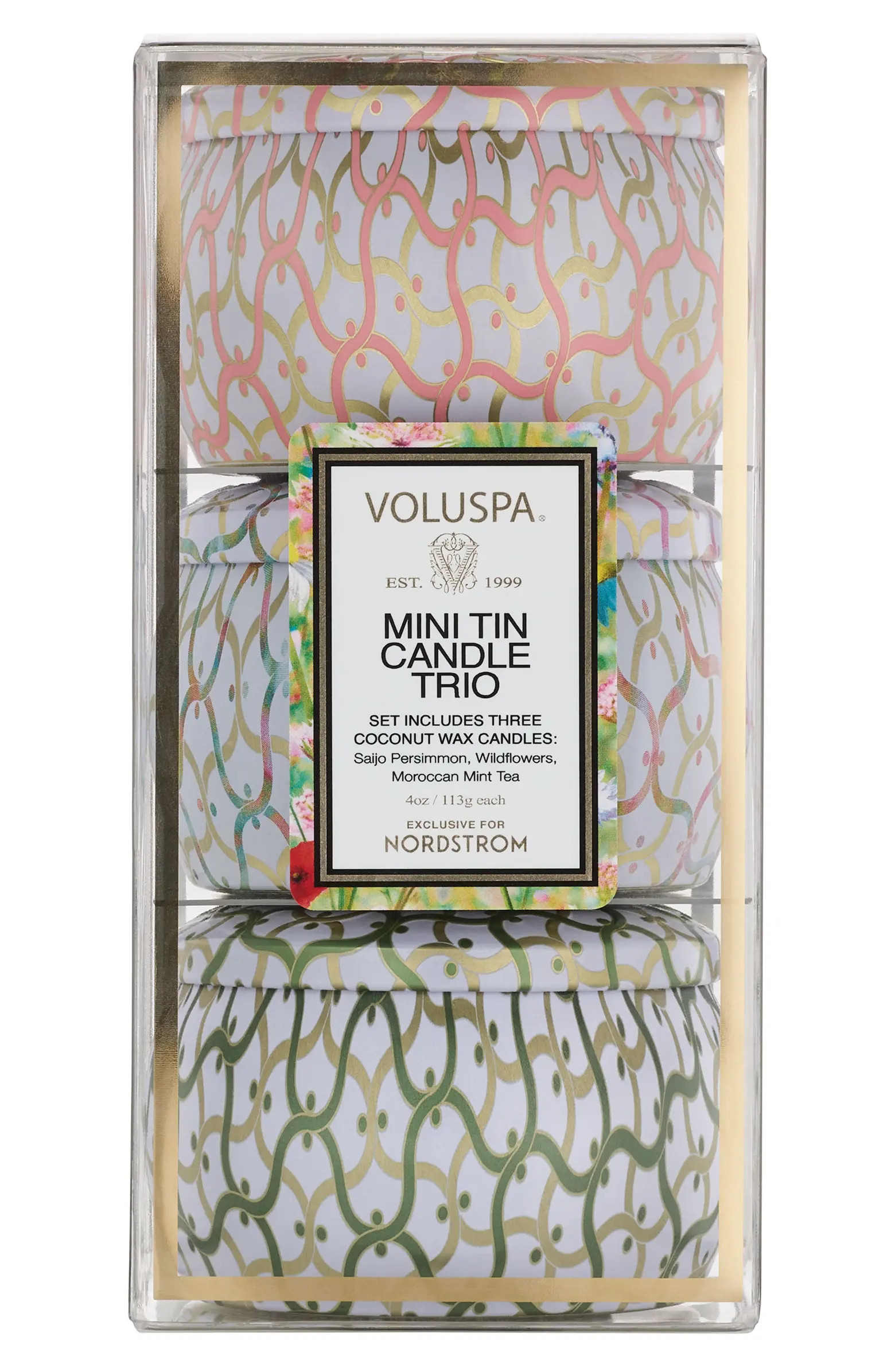 Voluspa Maison Set of 3 Mini Tin Candles | Nordstrom | Nordstrom